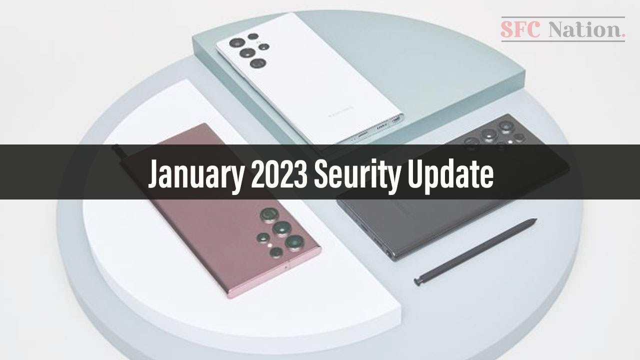 January 2023 update Galaxy devices