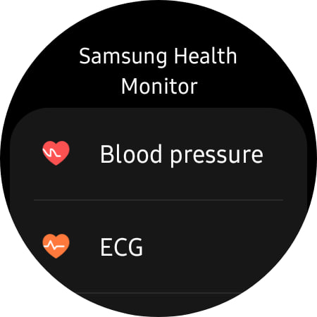 Samsung Watch 5 BP ECG