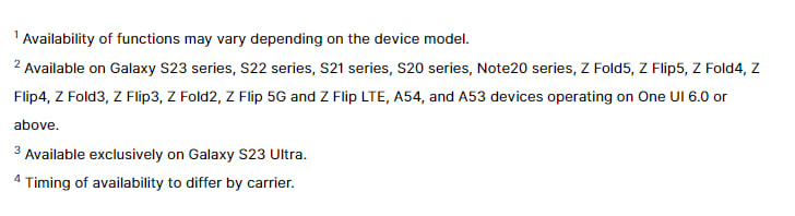 Samsung devices One UI 6.0 List 