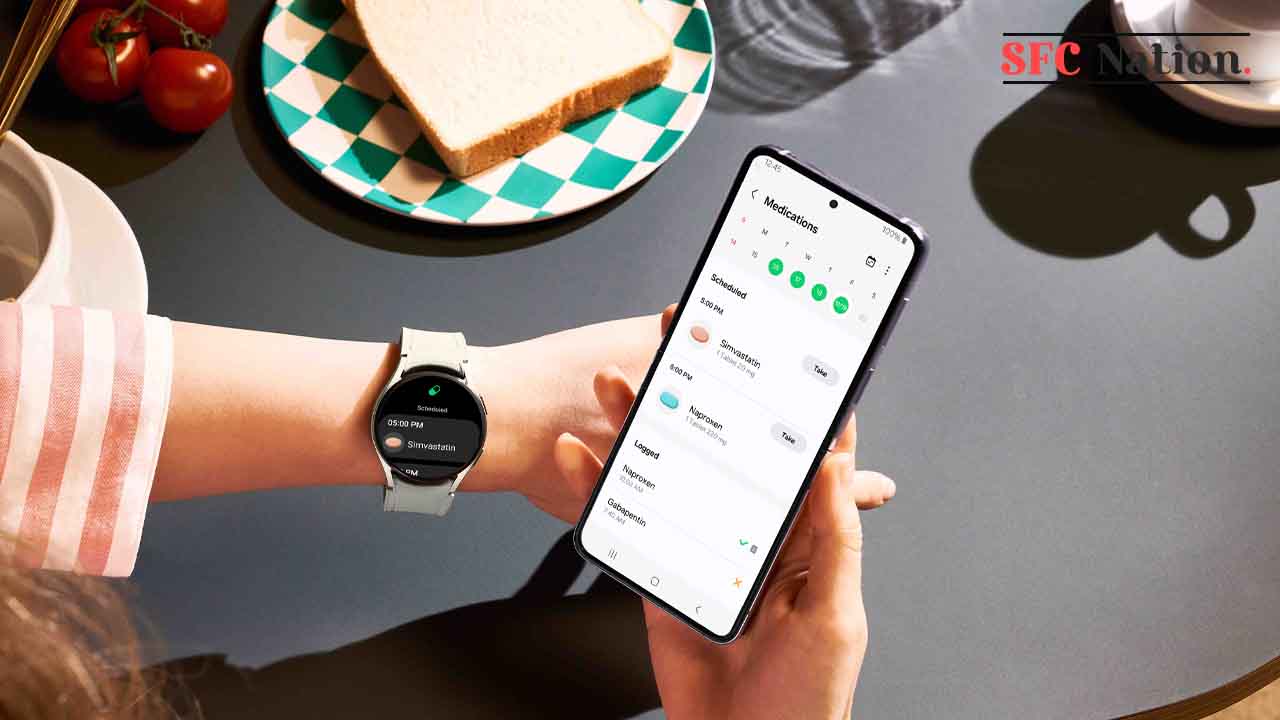 Samsung Health App Medication tracking feature
